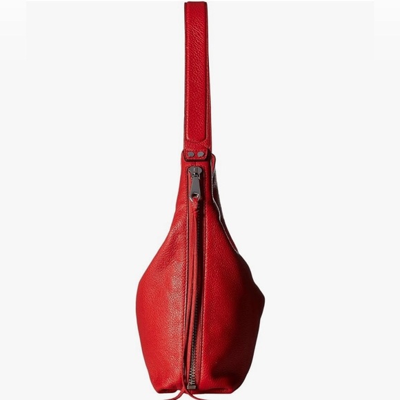 Rebecca Minkoff medium Bryn double zip hobo red shoulder bag - Picture 3 of 13
